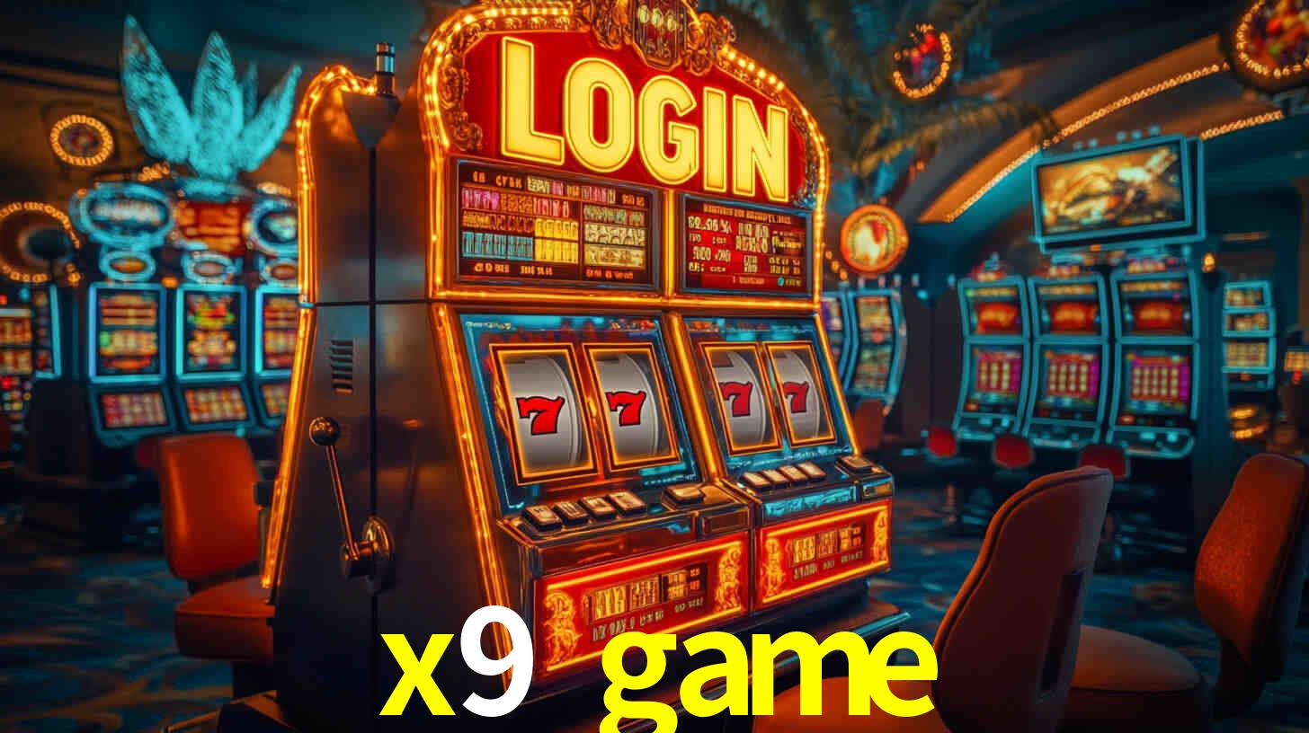 x9 game Logo - Bônus com Rollover Justo
